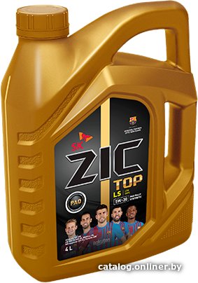 Моторное масло ZIC TOP LS 5W-30 4л