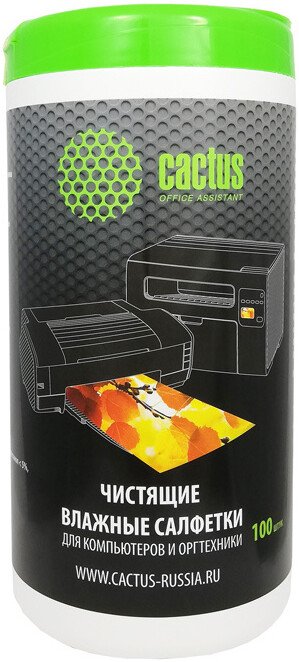 

Влажные салфетки CACTUS CS-T1002