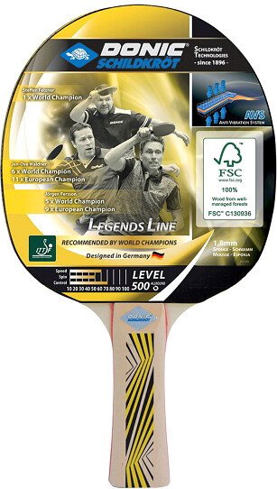 

Ракетка для настольного тенниса Donic-Schildkrot Legends 500 714407