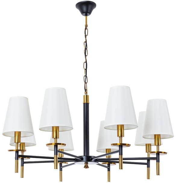 

Подвесная люстра Arte Lamp Riccardo A4075LM-8BK