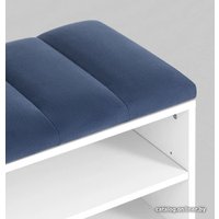 Тумба для обуви Stool Group Хольст vt-holst-785 (белый/велюр синий)