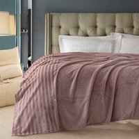 Плед Karven Фланель 1.5сп PL005 SOLID JACQAURD v5/Powder