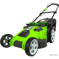 Газонокосилка Greenworks G40LM49DBK4 (с 1-м АКБ 4 Ah)