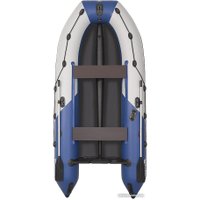 Моторно-килевая лодка Пилот 340 ЖС (белый/синий)