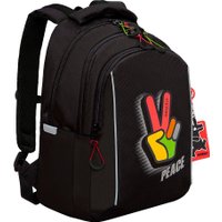 Школьный рюкзак Grizzly RB-452-4f (черный)