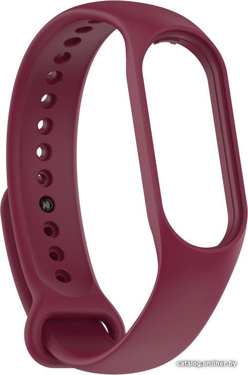 Ремешок Rumi силиконовый для Xiaomi Smart Band 7 (бордовый)