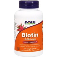 Витамины, минералы Now Foods Биотин/Biotin 5000 мкг (120 капсул) в Бресте