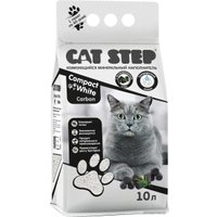 Наполнитель для туалета Cat Step Compact White Carbon 10 л