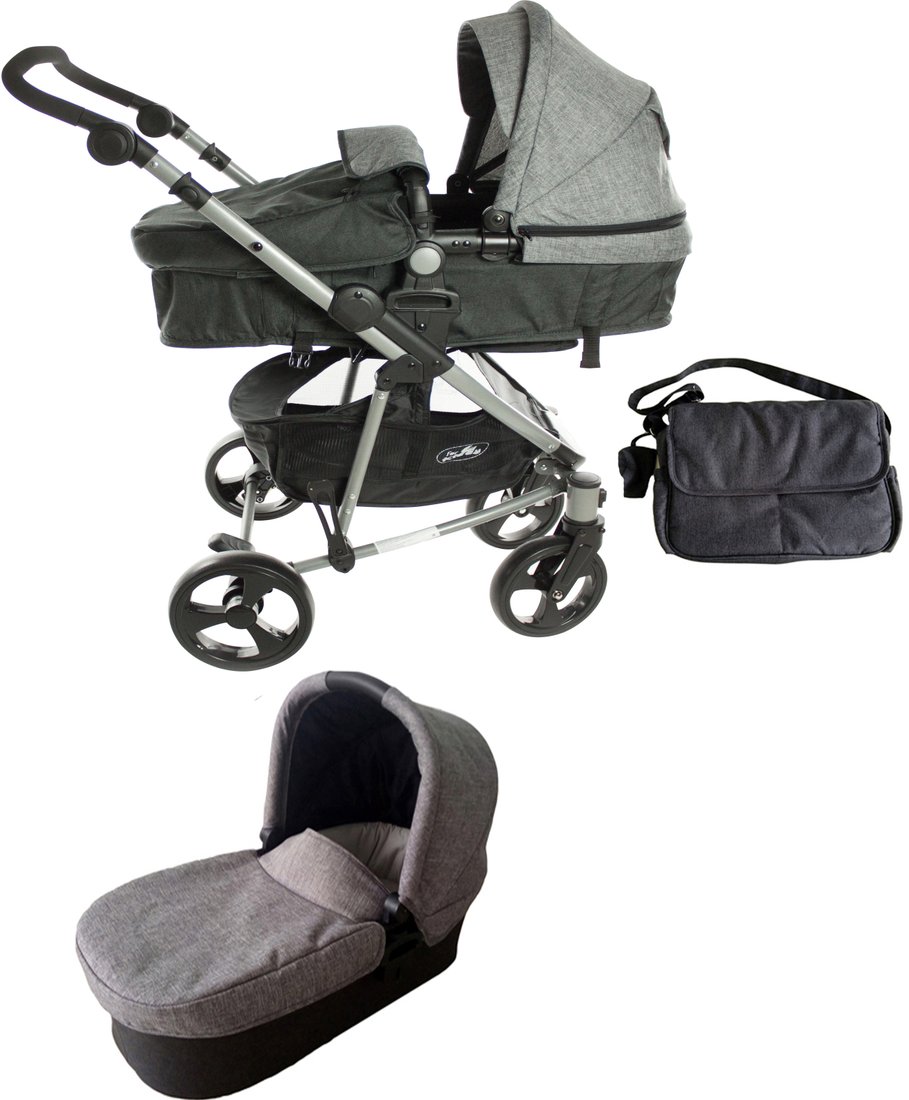 

Универсальная коляска ForKiddy Siesta (2 в 1 + утепленный блок, серый)