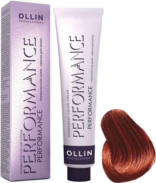 

Крем-краска для волос Ollin Professional Performance 7/4 русый медный