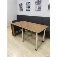 Стол-книга Stoloff Мечта 2280x850 (орех, опоры вкручиваемые, углы закругленные с роликами и ручками)