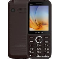 Кнопочный телефон Maxvi K15n (коричневый)