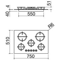 Варочная панель Barazza 1PMD70