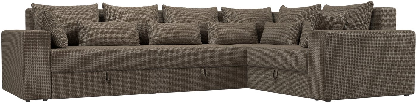

Угловой диван Лига диванов Майами Long правый 114863 (рогожка корфу 03)