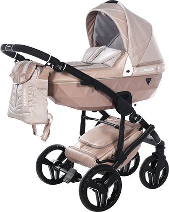 Универсальная коляска Junama Clermont (2 в 1, бежевый/рама черная)