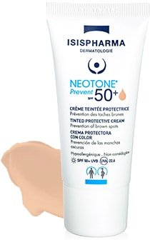

Isis Pharma Neotone Prevent SPF50+ защитный тонирующий крем тон светлый 30 мл