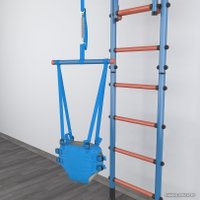 Детский спортивный комплекс Polini Kids Sport Neo враспор (зеленый)