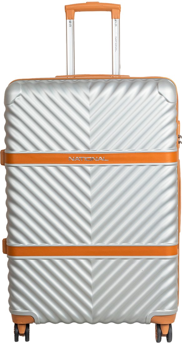 

Чемодан-спиннер National NLT108-M (серебристый белый)