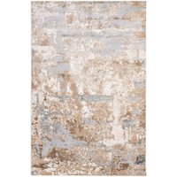 Ковер для жилой комнаты Radjab Carpet Бьянка прямоугольник D056A 7583RK-b 1.6x2.3 (cream shirink/vizon fdy)