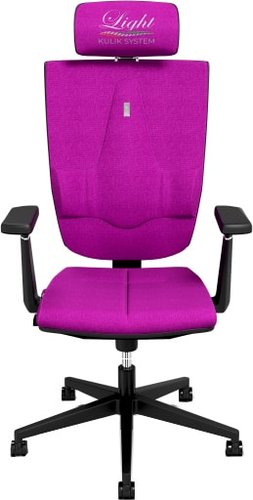 Kulik System Space (азур, с подголовником, с подлокотником, розовый)