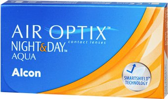 Контактные линзы Alcon Air Optix Night & Day Aqua -1.5 дптр 8.6 мм