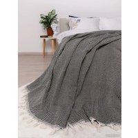 Плед Bambim Home 200х220 (черный)