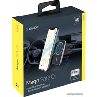 Держатель для смартфона Deppa Mage Safe Qi