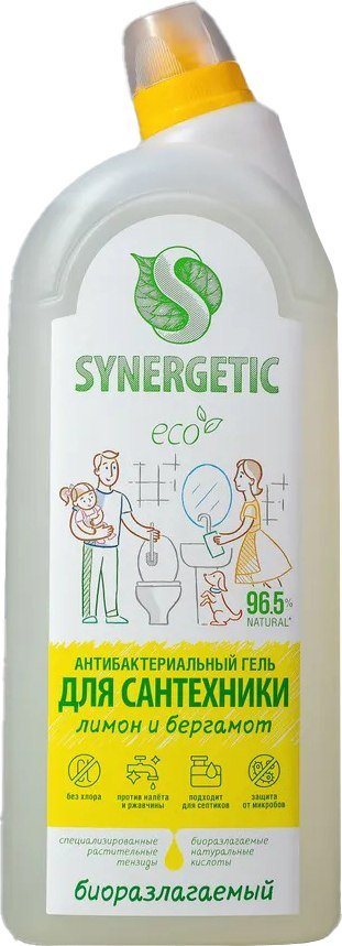 

Средство для сантехники Synergetic Кристальная чистота 1.5 л