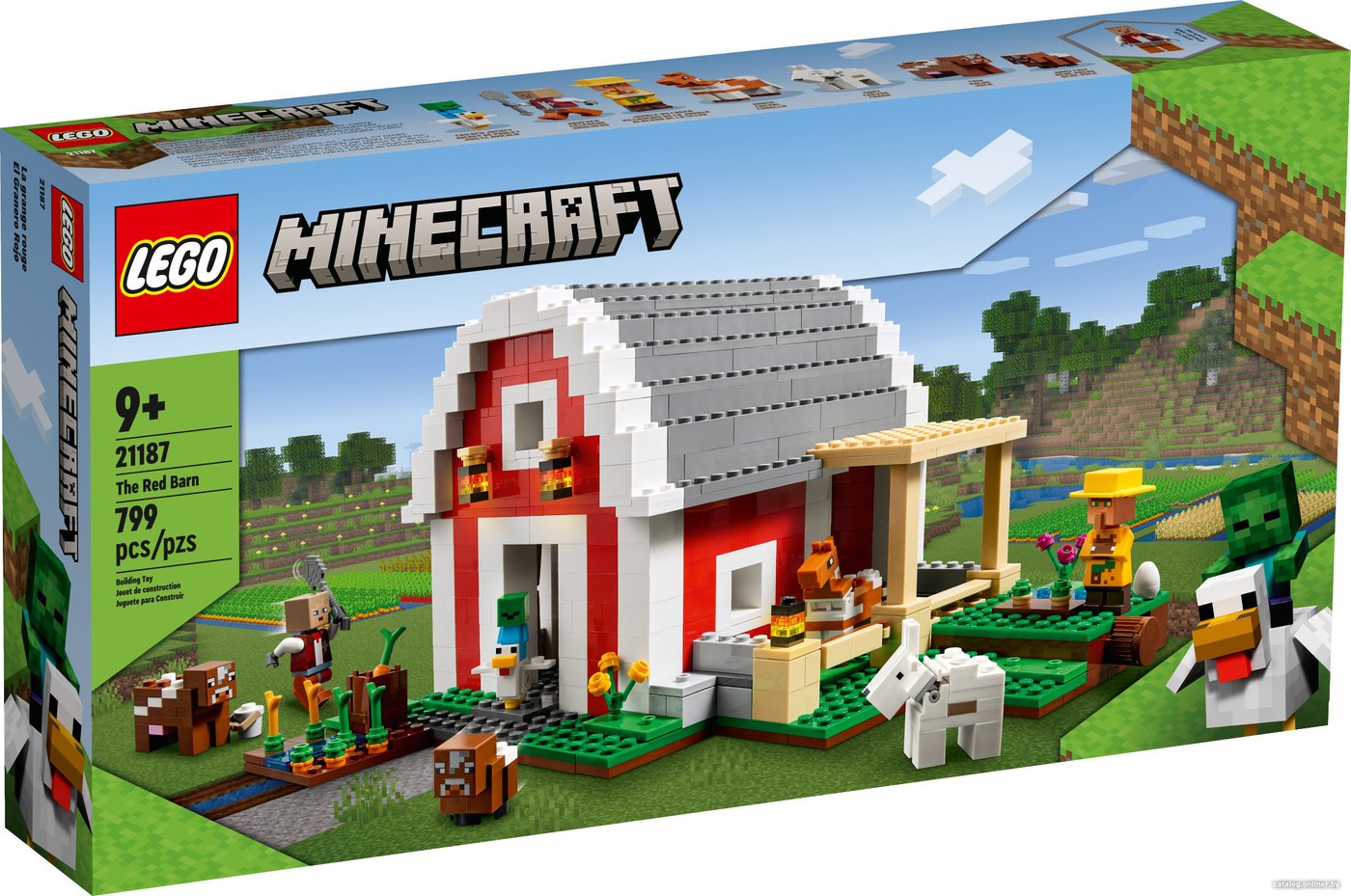 Конструктор LEGO Minecraft 21187 Красный амбар
