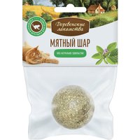 Игрушка для кошек Деревенские лакомства Мятный шар 22 г