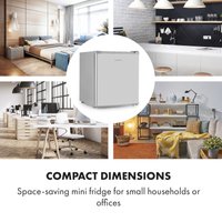 Мини-холодильник Klarstein Scooby 10034549 (серый металл)