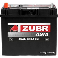 Автомобильный аккумулятор Zubr Ultra Asia L+ Турция (45 А·ч)