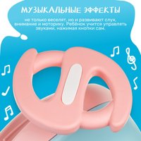 Каталка Nino V6 (розовый)