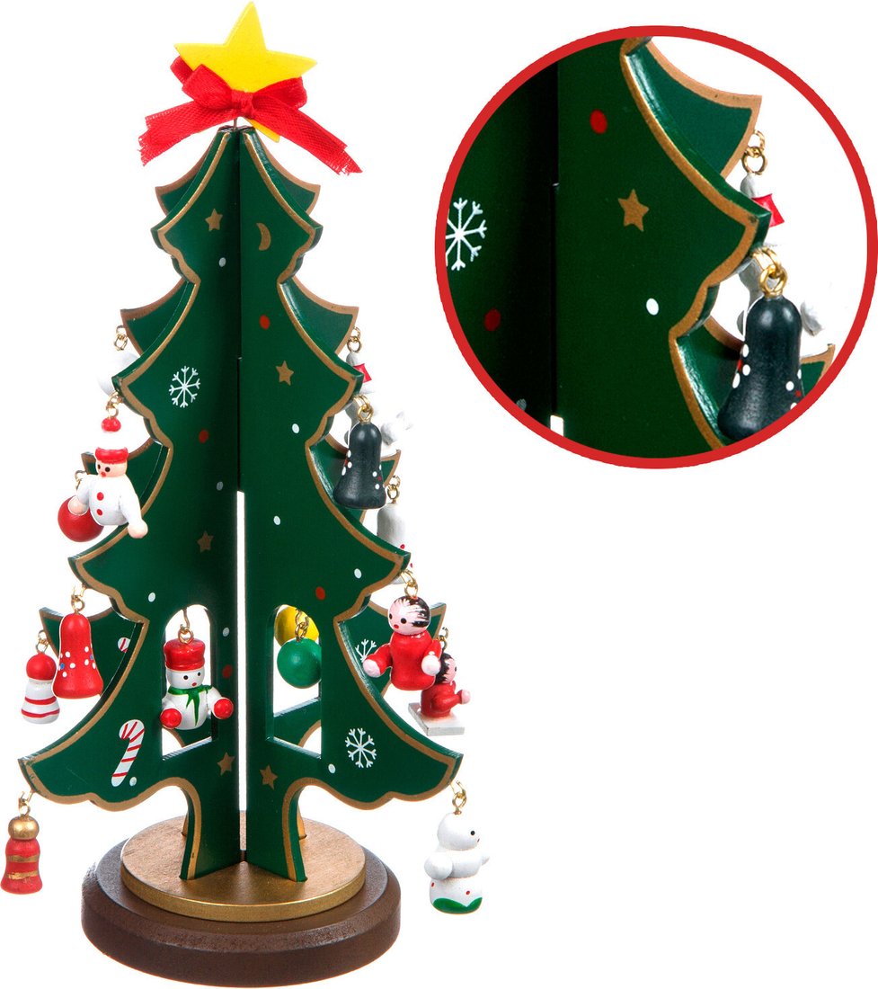 

Набор для создания поделок/игрушек Bondibon Деревянная елочка ВВ4684