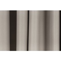 Комплект штор Mio Tesoro Блэкаут 150x250 + Гардина лен 400x250 (серый/белый)