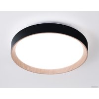 Светильник-тарелка Ambrella light FZ1324 (черный/светлое дерево)