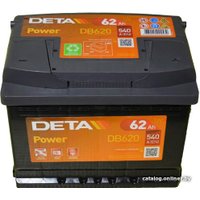 Автомобильный аккумулятор DETA Power DB620 (62 А·ч)