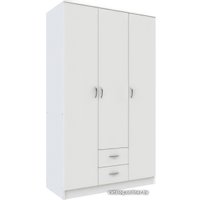 Шкаф распашной Anrex Romano 3D2S (белый)