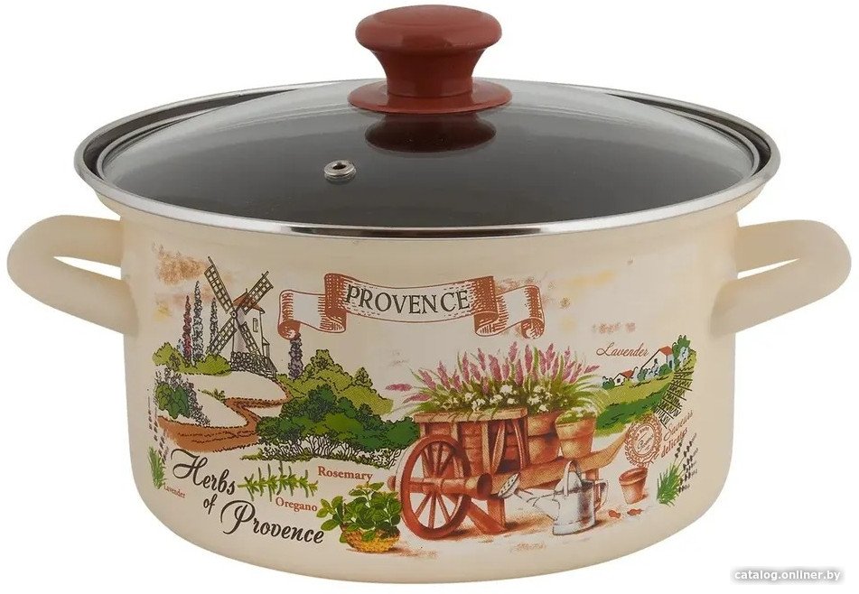 Кастрюля КМЗ Травы Прованса-1 Экстра 51904-352/4.02