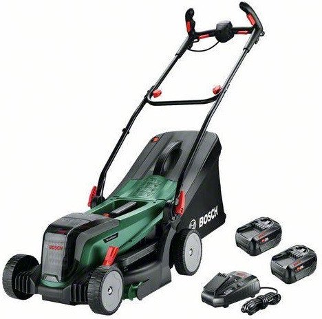 Газонокосилка Bosch UniversalRotak 2x18V-37-550 06008B9E00 (с 2-мя АКБ)