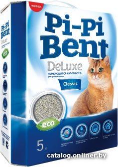 Наполнитель для туалета Pi-Pi Bent Delux Classic 5 кг