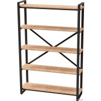 Стеллаж Millwood Neo Loft CH-4 (дуб золотой craft/черный)