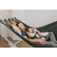 Гамак с каркасом Mamo Премиум (графит/терракотовый)