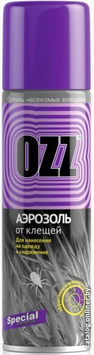 Аэрозоль против насекомых Ozz от клещей 020603 020606 (150 мл)