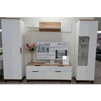 Полка Заречье Джуна Мод.ДЖ-8 (Белый/Дуб вотан)