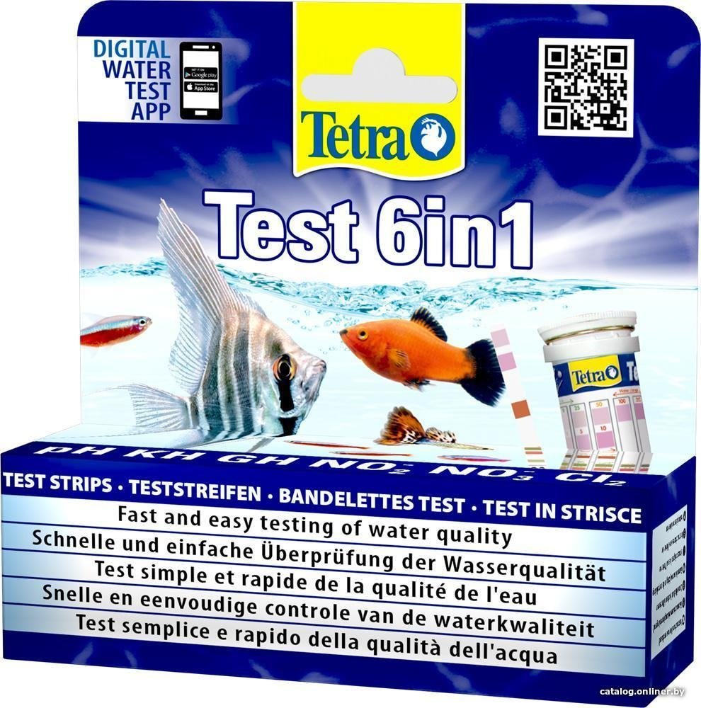 Тест для воды Tetra Test 6 in 1 25 шт