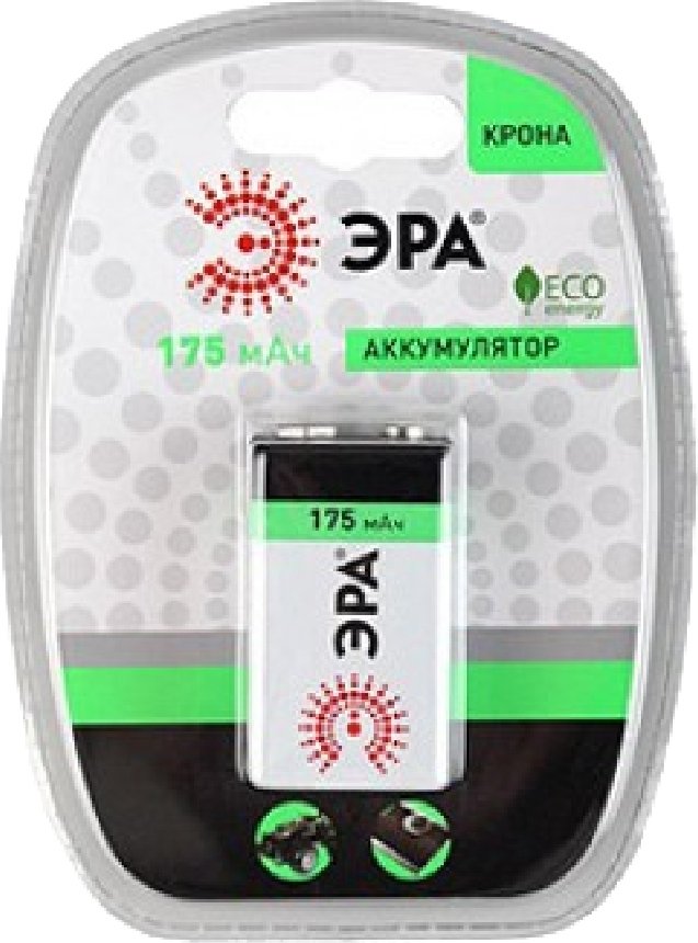

Батарейка ЭРА 9V 175mAh C0042097