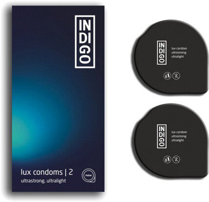 

Гладкие презервативы Indigo Lux №2 ультрапрочные и ультратонкие