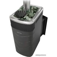 Банная печь Термофор Гейзер XXL 2017 Inox Витра ЗК (антрацит)