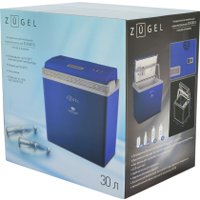 Термоэлектрический автохолодильник ZUGEL ZCR301D 30л (синий)